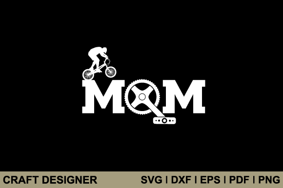 Cyclist Mom Svg Printable Cut File