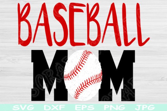 Distressed Baseball Mom Svg Baseball Svg