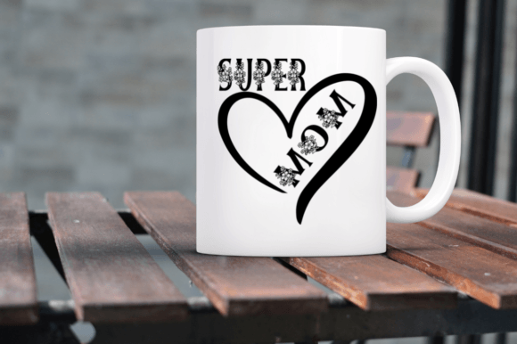 SUPER MOM - Svg Png Design
