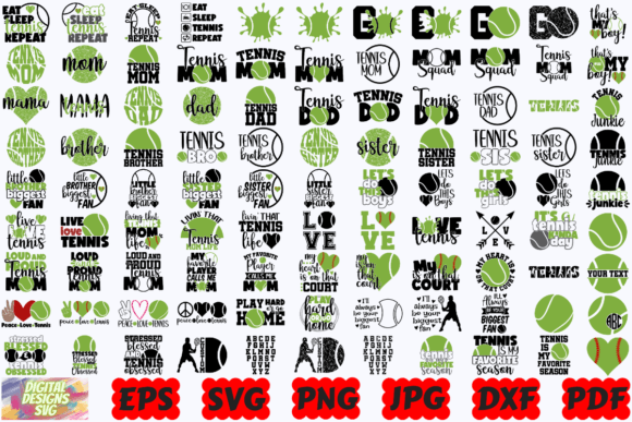 Tennis SVG Tennis Mom SVG Sport SVG