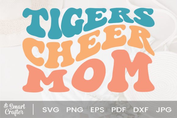 Tigers Cheer Mom Svg Design for Crafts and Graphics