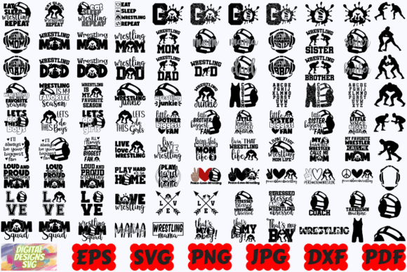 Wrestling SVG: Graphics and Crafts in One